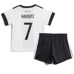 Německo Kai Havertz #7 Dětské Domácí dres komplet MS 2022 Krátký Rukáv (+ trenýrky)
